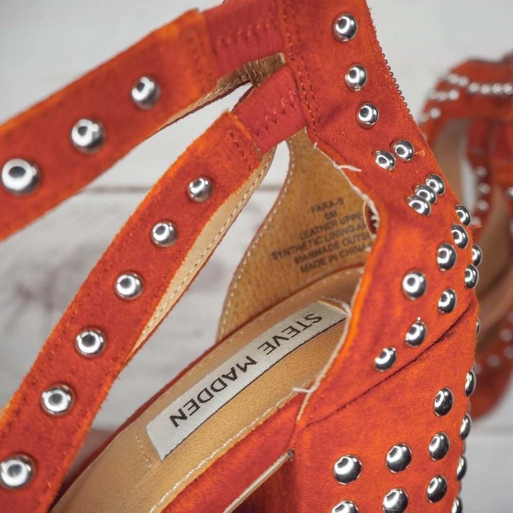 Steve Madden Block Heel Studded Sandal - image 3